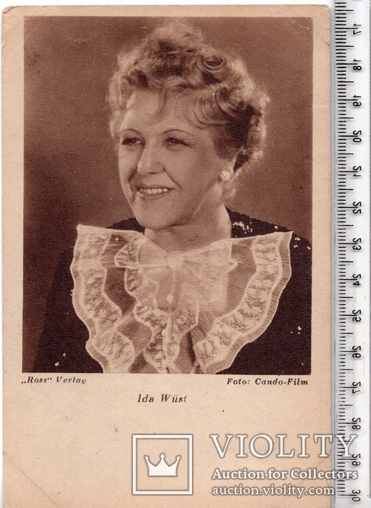 Открытка. До 1945 годa. Актеры Германии.(3), фото №2