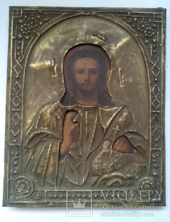 Старинная Икона ( Образ Иисуса Христа )