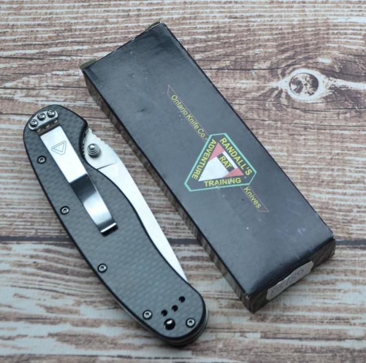 Нож Ontario Rat Model 1 Carbon replica, фото №7