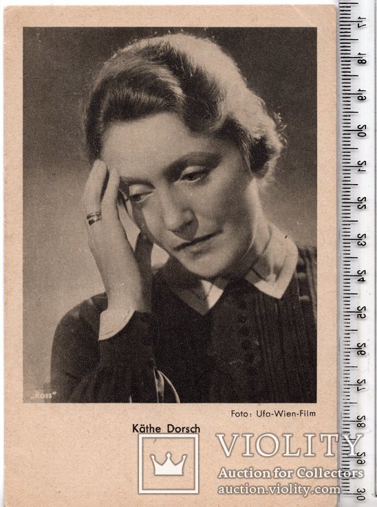 Открытка. До 1945 годa. Актеры Германии.(3)., фото №2