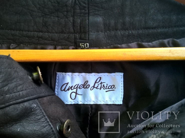 Байкерские кожаные мотоштаны,"Angelo Litrico"(50 размер)., фото №5