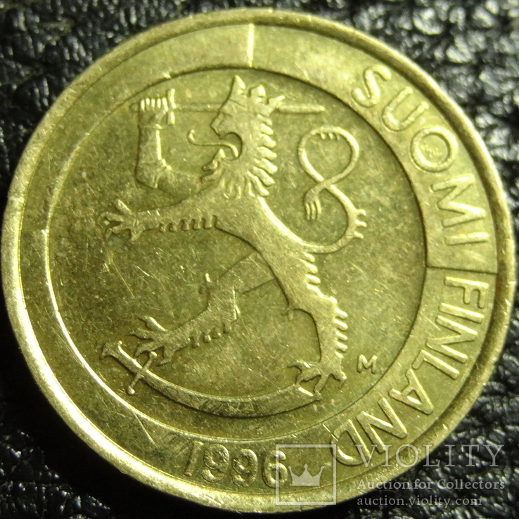 1 марка Фінляндія 1996, фото №2