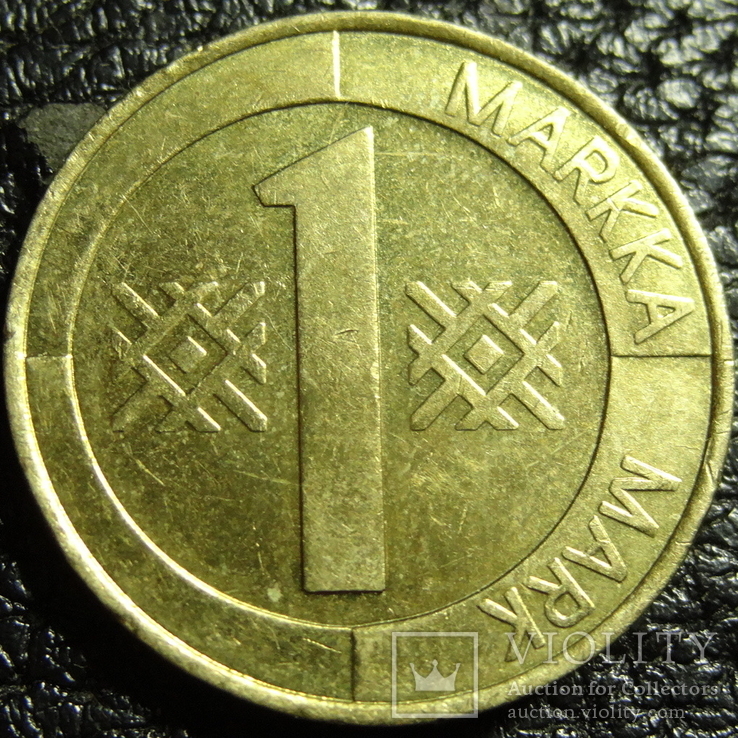 1 марка Фінляндія 1996, фото №3