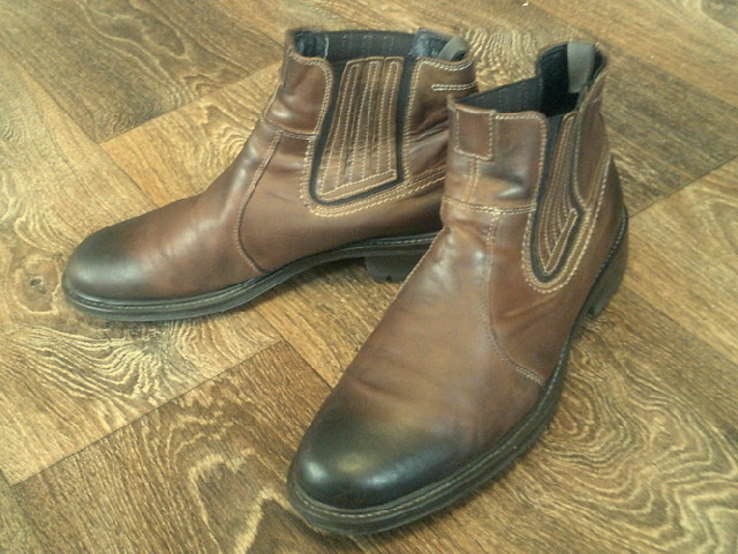 Genuine Rubber - фирменные ботинки (кожа) разм.44, фото №5