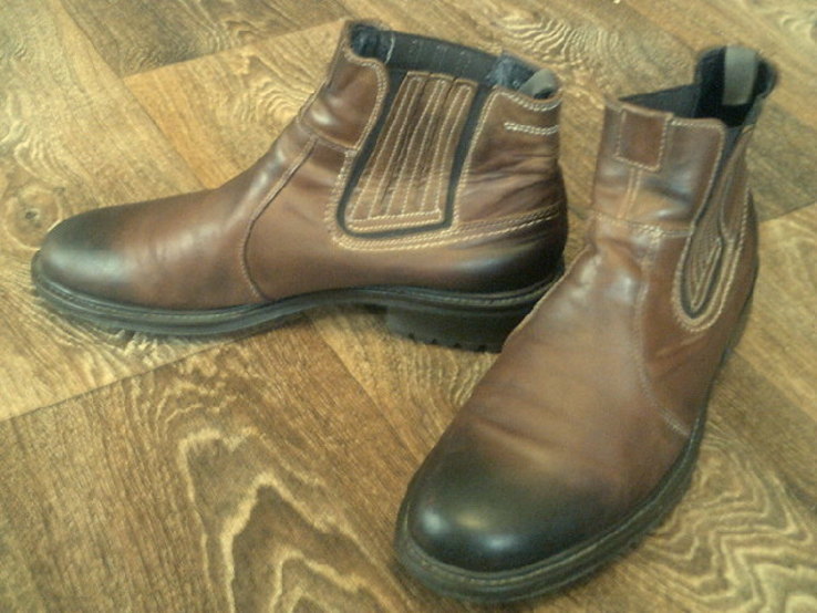 Genuine Rubber - фирменные ботинки (кожа) разм.44, фото №10
