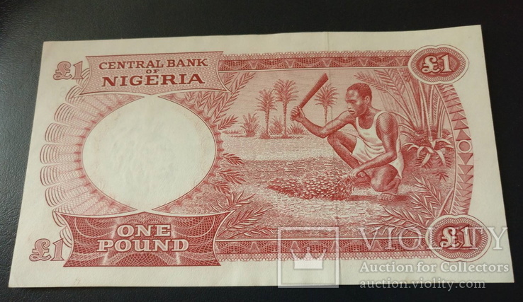 Нигерия 1 фунт 1967, фото №3