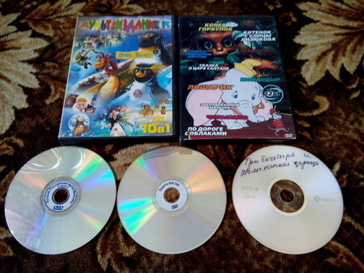 DVD мультфильмы 3 (5 дисков), фото №2