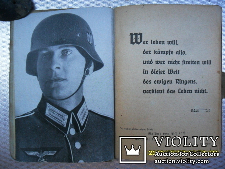 Der Merker.Jugendjahrbuch.1941.III Reich.Записная книжка немецкого солдата., фото №4