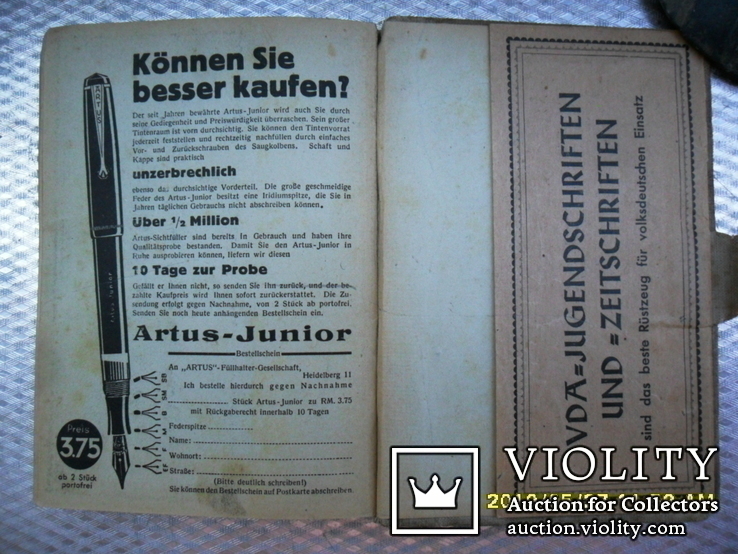 Der Merker.Jugendjahrbuch.1941.III Reich.Записная книжка немецкого солдата., фото №8