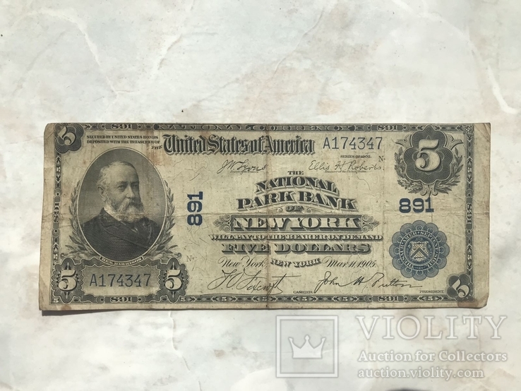5 Долларов 1905 года