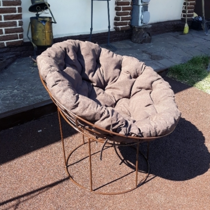 Ogrodowe krzesło z wygodnym bujnym materacem, numer zdjęcia 3