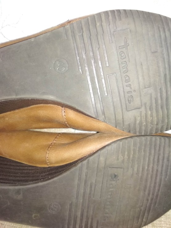 №43 туфлі коричневі Tamaris р.40, фото №11