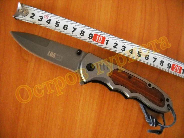 Нож складной Luatek Satin темляк,клипса, фото №6