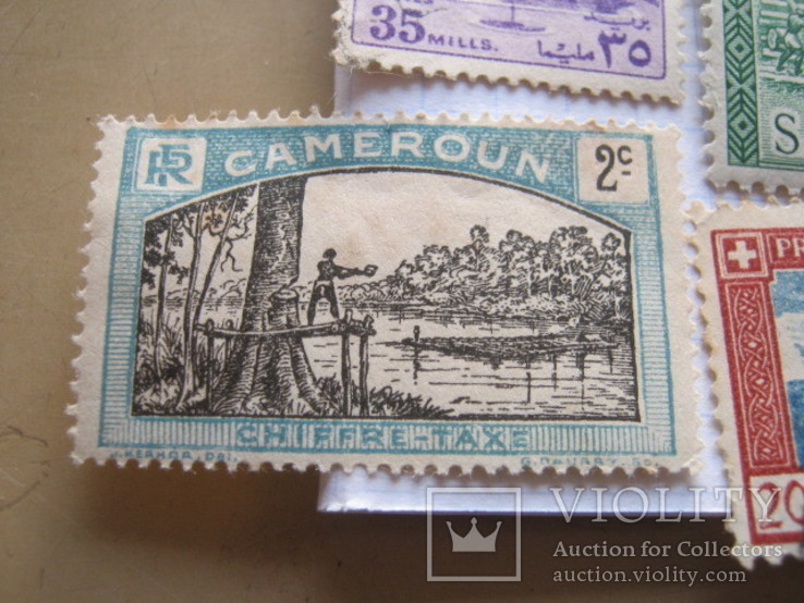 Старинные почтовые марки США и других стран  43 шт., фото №11