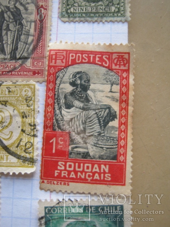 Старинные почтовые марки США и других стран  43 шт., фото №13