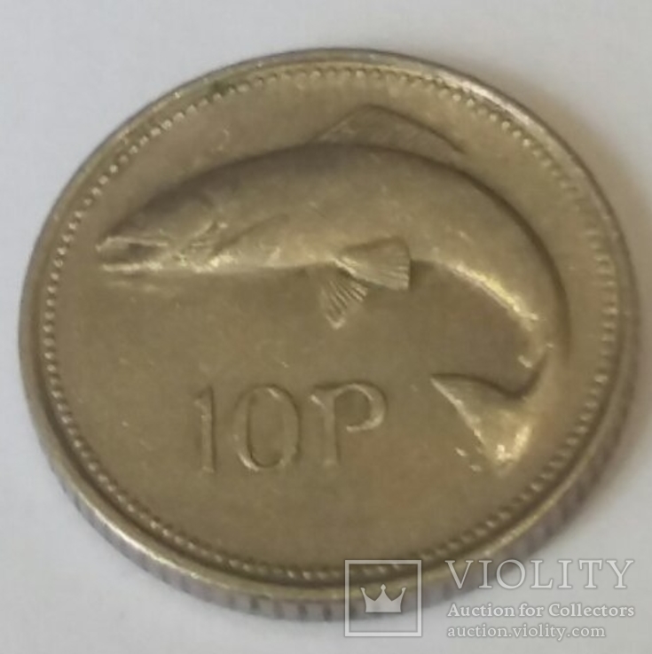 Ірландія 10 пенсів, 2000, фото №2