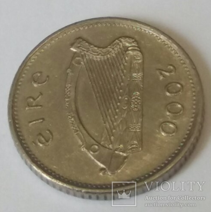 Ірландія 10 пенсів, 2000, фото №3
