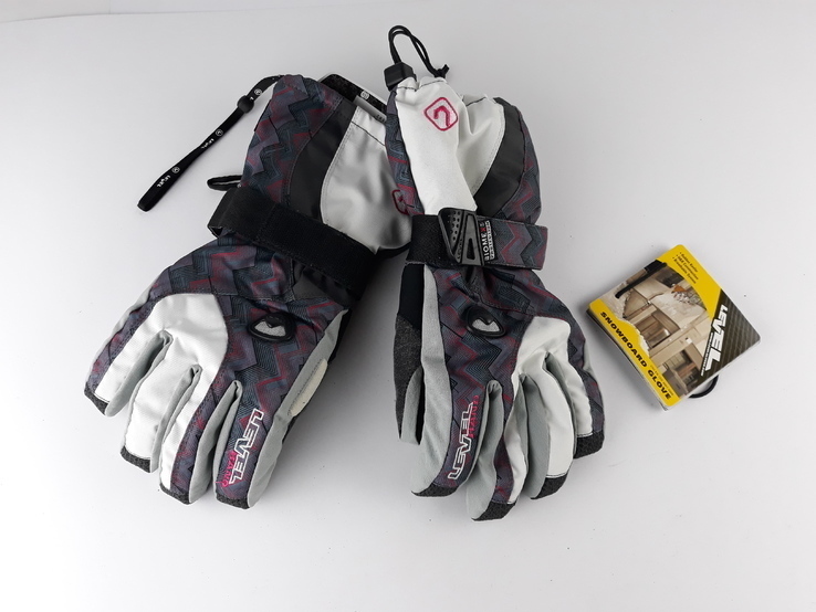 Перчатки зимние с защитой запястья Snowbord Level Glove (размер 7,5 - SМ) Сноуборд Лыжные, фото №4