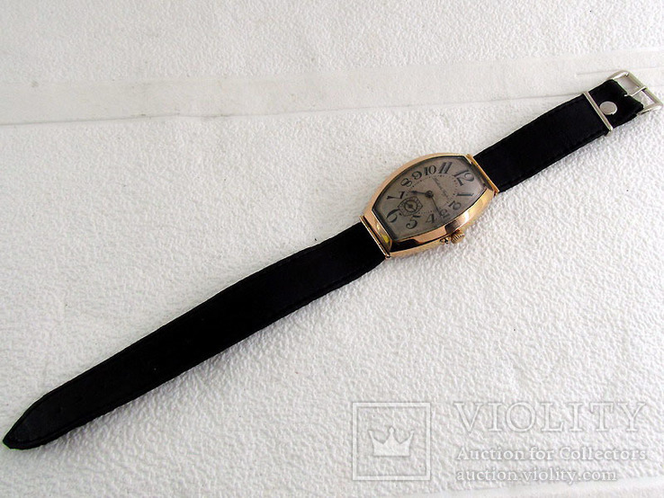 Павел Буре Pavel Bure Антикварные 1903-1904 года Швейцарские часы 585 золота На Ходу, фото №6