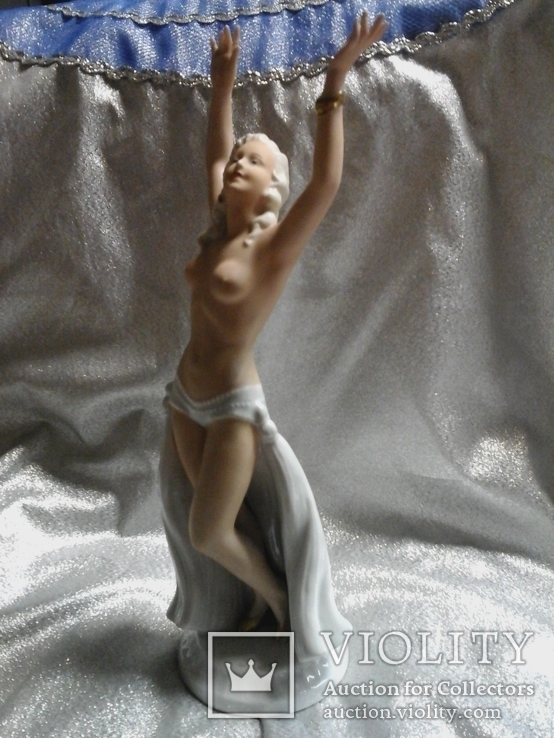 Статуэтка Танцовщица "Анжелика". Ню, 25 см, SchauBachKunst (Wallendorf), Германия, фото №11