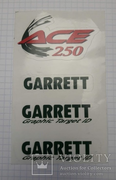 Наклейки Garrett ACE 250, фото №2