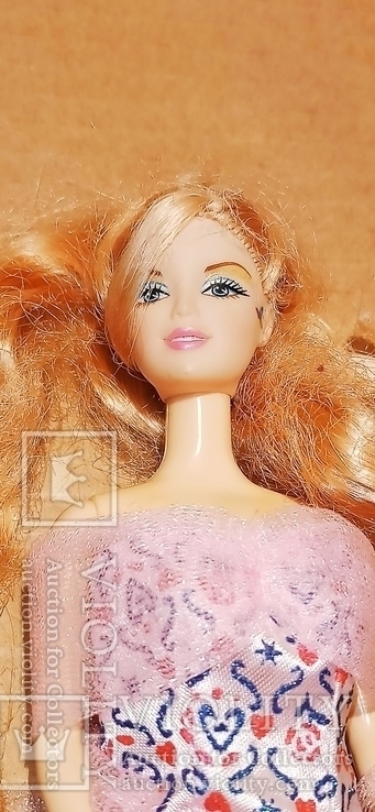 Кукла "Блондинка в сиреневом платье"., photo number 2