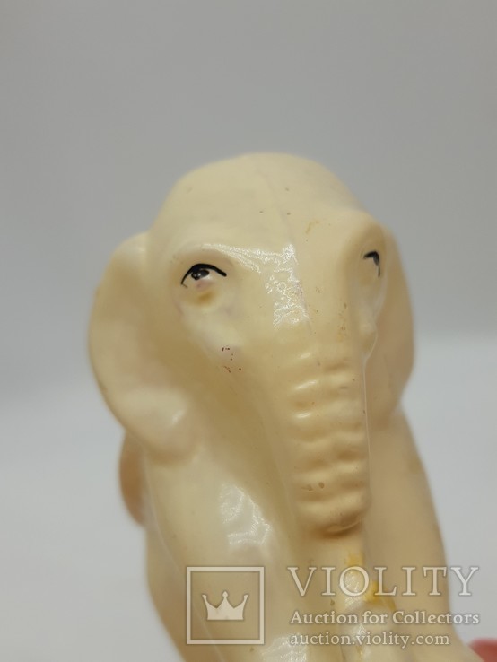 Елочная игрушка Цирковой слон, на прищепке, СССР, фото №8