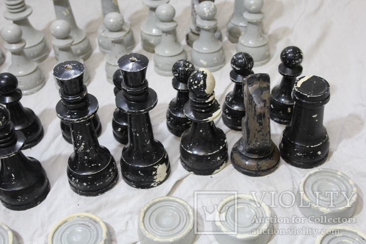 Шахматы. шашки. высота 22 см, фото №8