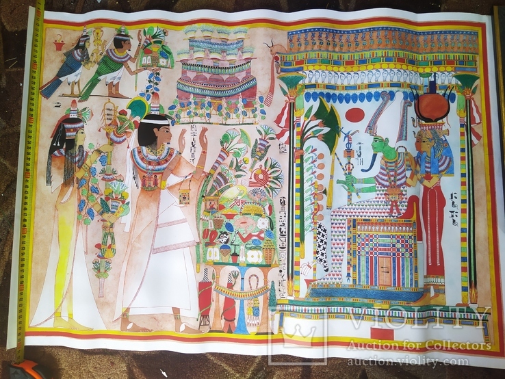 Египет картина рисованная 61 на 87 см, фото №3