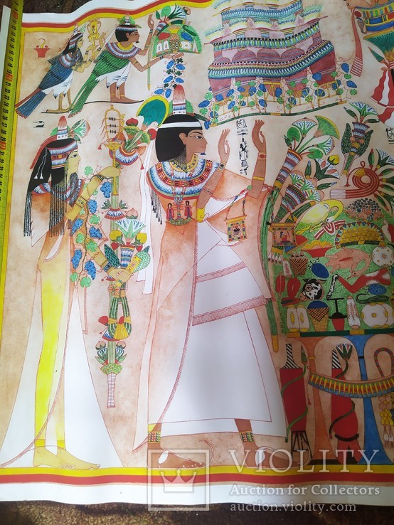 Египет картина рисованная 61 на 87 см, фото №5