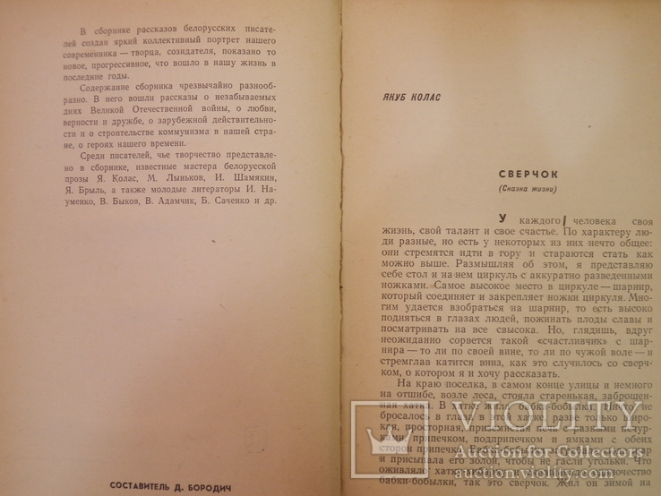 Белорусские рассказы. Советский писатель. 1962 г. (тираж 30000 экз.), фото №4