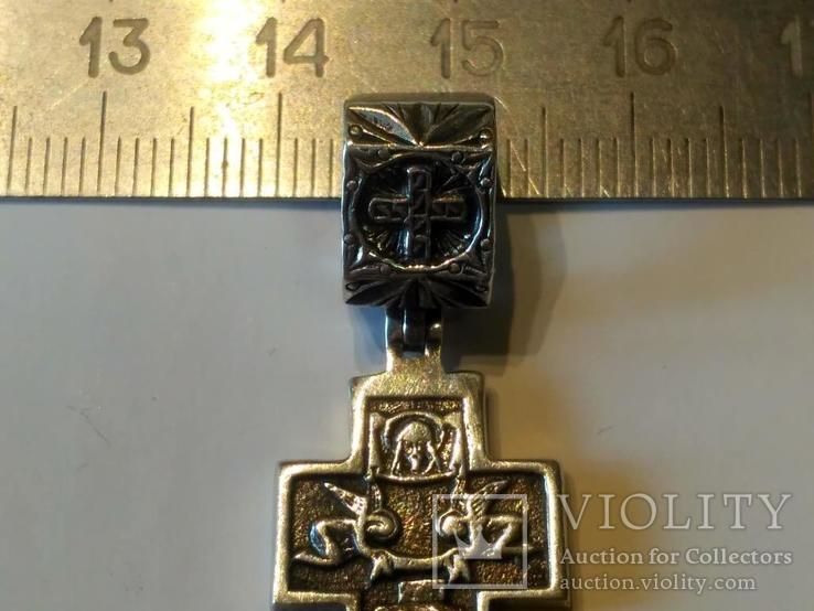 Цепочка с крестом серебро ( 49,6 гр.), фото №7
