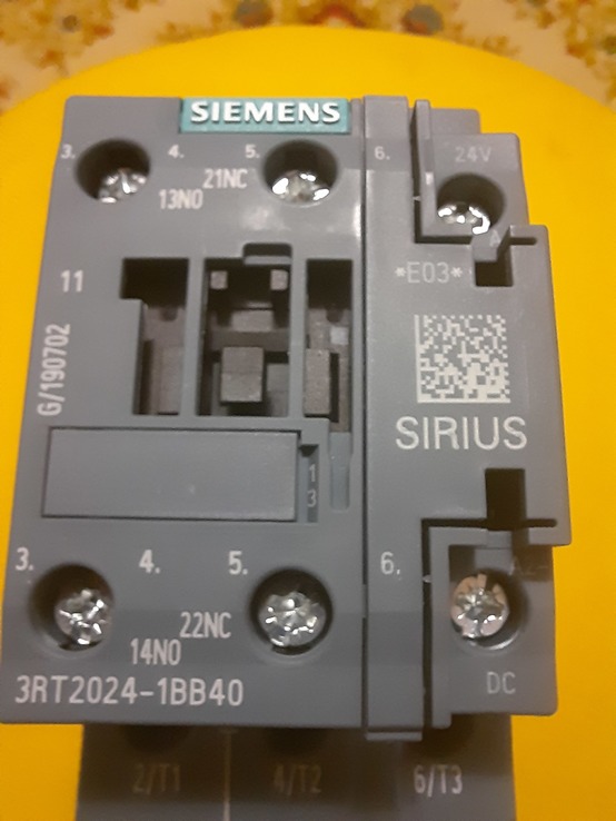 Контактор Siemens3RT2024-1BB40, numer zdjęcia 2