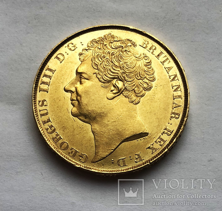 2 фунта 1823 года. Великобритания., фото №3