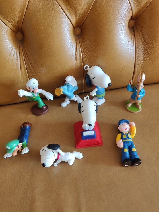Набор игрушек: Снупи, Смурфик, Марио и др., numer zdjęcia 6
