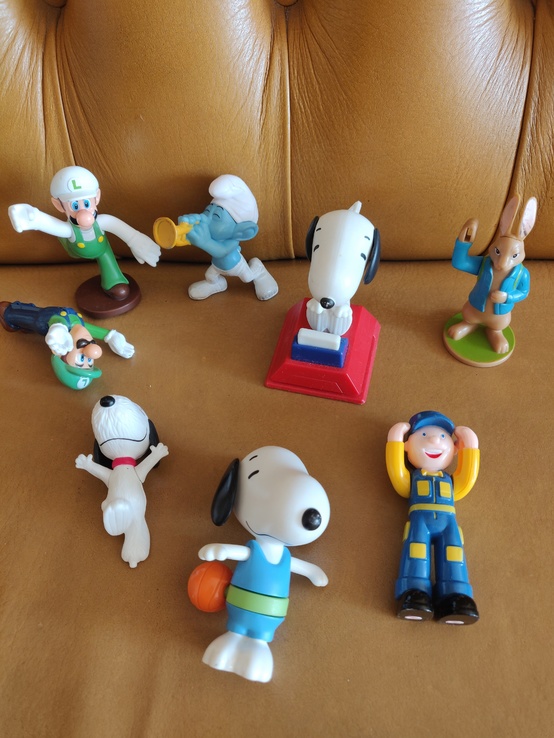Набор игрушек: Снупи, Смурфик, Марио и др., фото №7