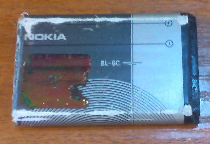 Аккумулятор для телефона Nokia BL-6C с реальной ёмкостью, numer zdjęcia 2