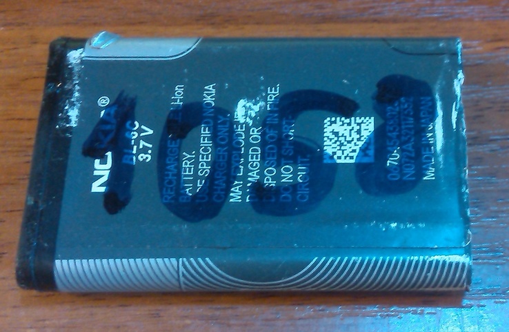 Аккумулятор для телефона Nokia BL-6C с реальной ёмкостью, фото №4