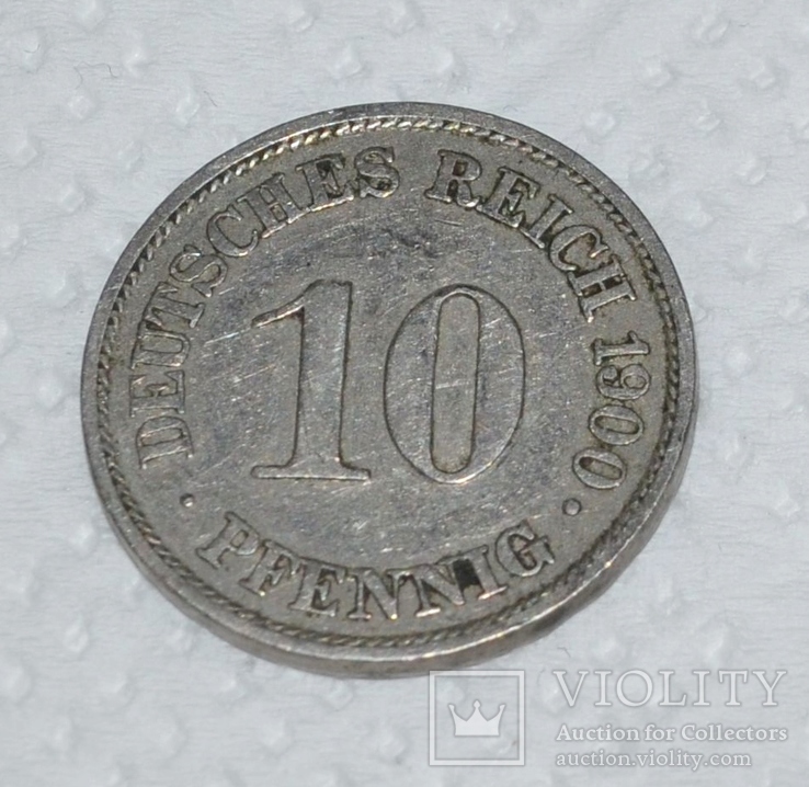 10 пфеннигов 1900