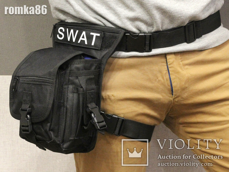 Универсальная тактическая (набедренная) сумка на бедро Swat ( 300), photo number 3
