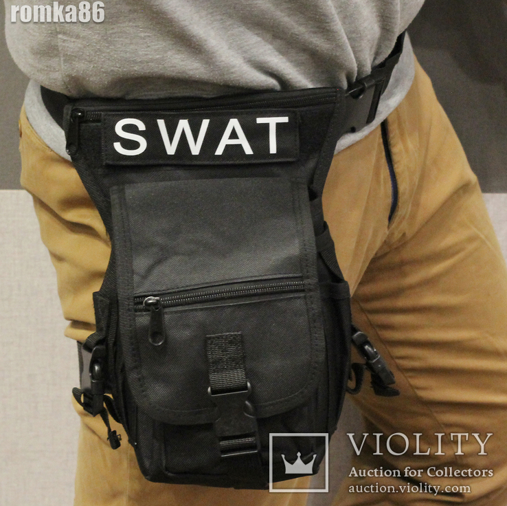 Универсальная тактическая (набедренная) сумка на бедро Swat ( 300), фото №4