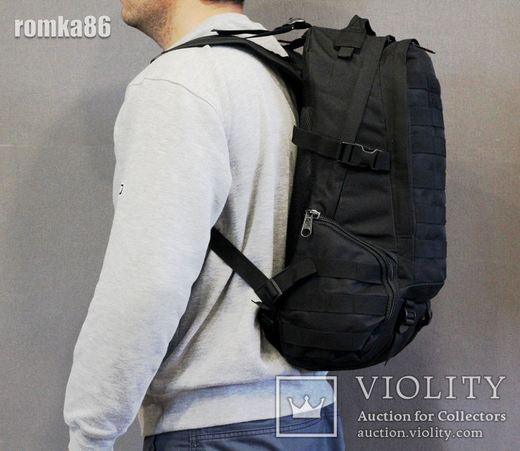 Тактический (городской, штурмовой) рюкзак с системой M.O.L.L.E на 30 литров (ta30), фото №4