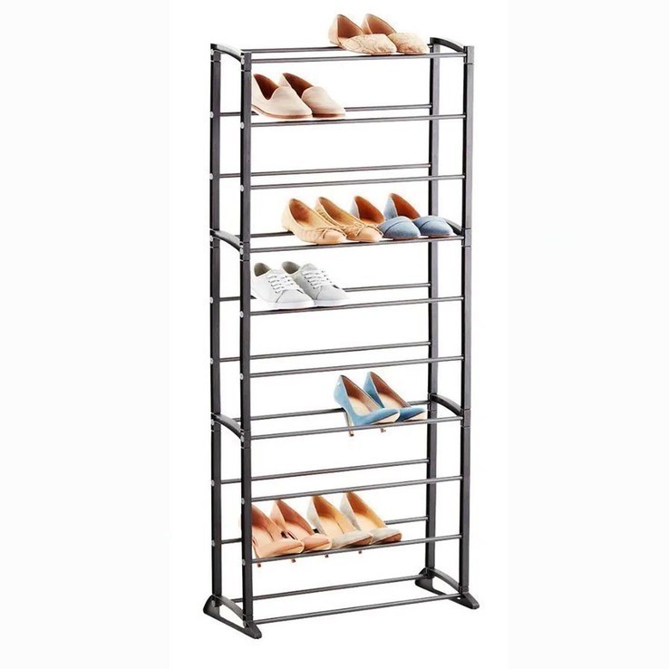 Полка для обуви Amazing Shoe Rack (чёрная), фото №4