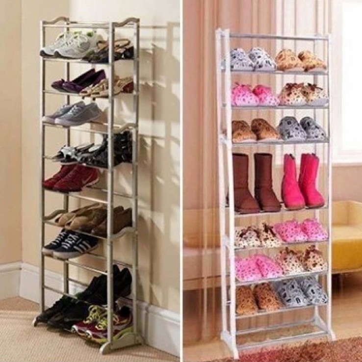 Полка для обуви Amazing Shoe Rack (чёрная), фото №6