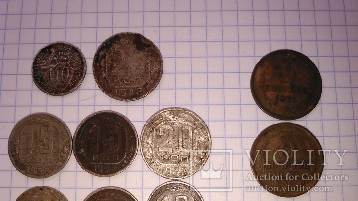 15 монет одним лотом, фото №3