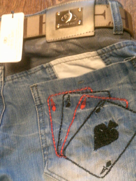 Kosmo jeans - стильные фирменные джинсы разм.34, photo number 12