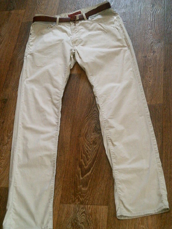 Pierre Carden - фирменные штаны с ремнем + шорты, фото №11