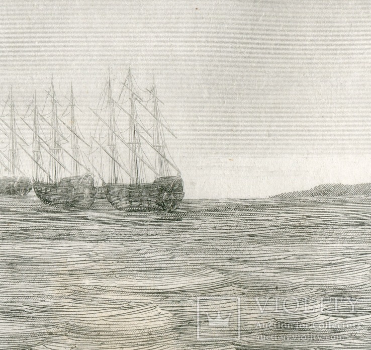 Старинная гравюра. Адмирал Шарль д'Амбуаз. 28х19см, фото №8