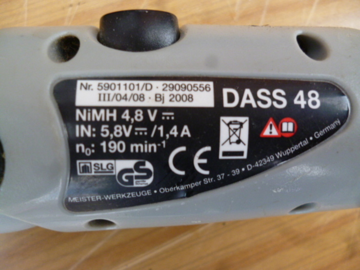 Електро викрутка DURO Dass 48 з Німеччини, фото №5