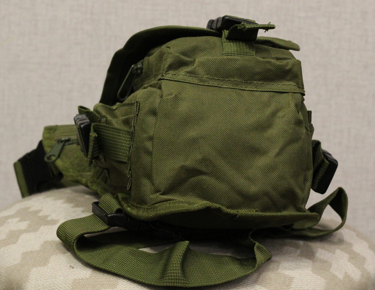 Универсальная тактическая (набедренная) сумка на бедро Swat (олива), photo number 9